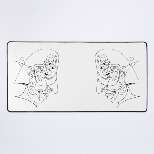 Item preview, Unisex abstract face line art  designed and sold by DOriginaleArt.