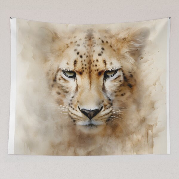 Item preview, Cheetah painting designed and sold by ManuelAndreas.