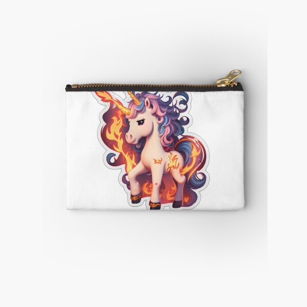 Item preview, cute unicorn on fire designed and sold by AP.