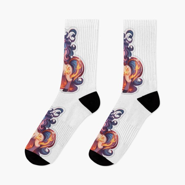 Item preview, cute unicorn on fire designed and sold by AP.