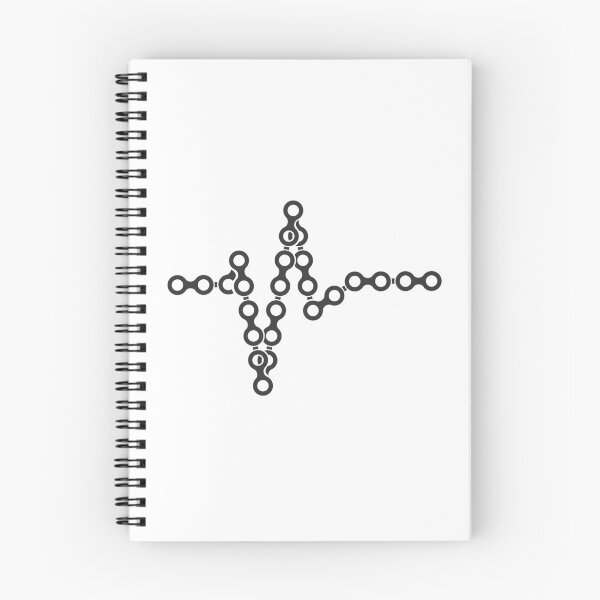 Item preview, Bicycle chain heartbeat symbol illustration graphic pulse designed and sold by AndreMi.