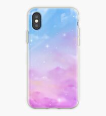 Pastel Galaxy Cloudy Sky Scenery iPhone Case