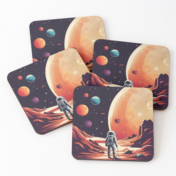 Item preview, Lone Astronaut in Space designed and sold by Retr0Tshirts.