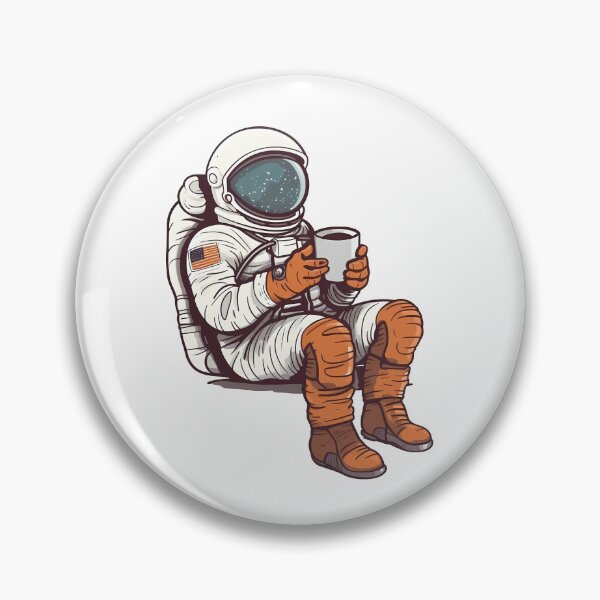 Item preview, Astronaut Holding Coffee Funny Astronaut Space designed and sold by KD Merch.