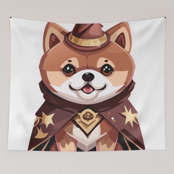 Item preview, Mystical Shiba Mage designed and sold by StudioMagus.