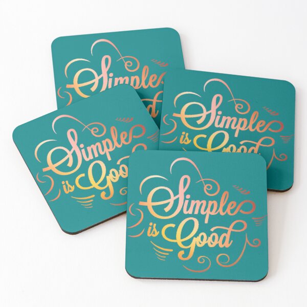 Item preview, Simple is good designed and sold by Beeffervescent.
