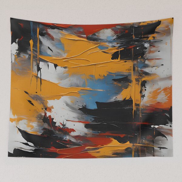 Item preview, Autumn Leaves Abstract Action designed and sold by puravidavisions.