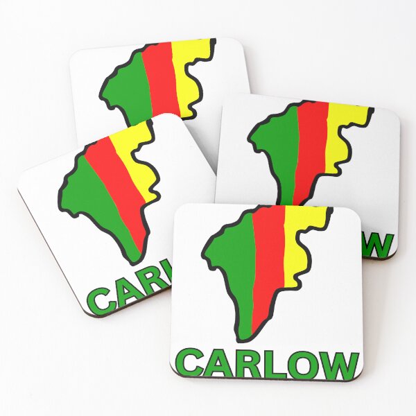 Item preview, CARLOW - County Colours Tees - Green, Red and Yellow Of Carlow - Irish Tees and Gifts designed and sold by Melty Shirts.