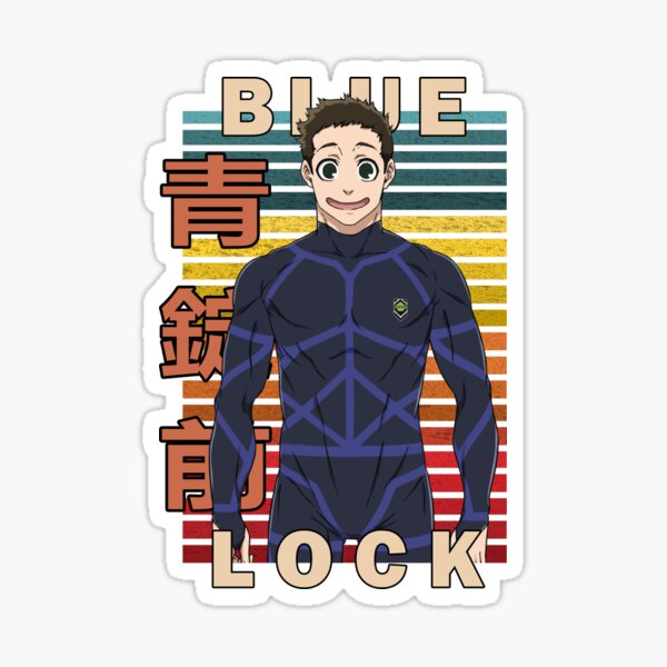 Tokimitsu Aoshi in Casual Clothes Shibuya Blue ブルーロックLock | Sticker