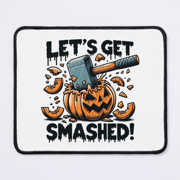 Item preview, Let's Get Smashed - Punny Halloween designed and sold by ZenEverAI.