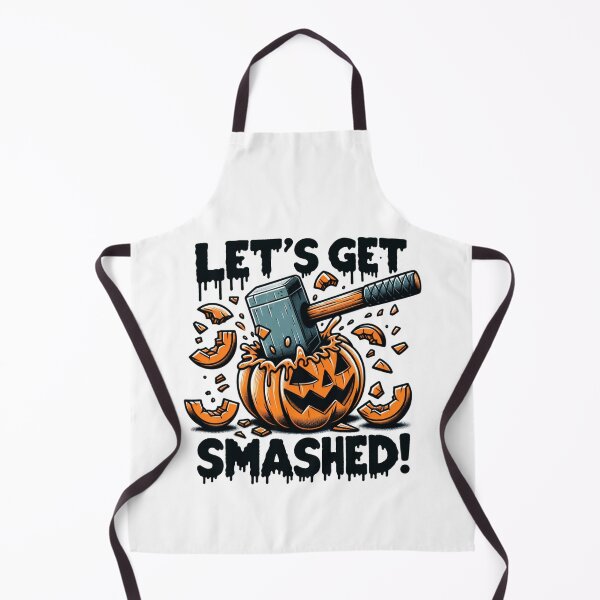 Item preview, Let's Get Smashed - Punny Halloween designed and sold by ZenEverAI.