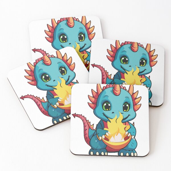 Item preview, Baby dragon smiling with fire designed and sold by Jonasczm.