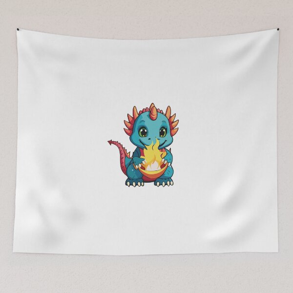 Item preview, Baby dragon smiling with fire designed and sold by Jonasczm.