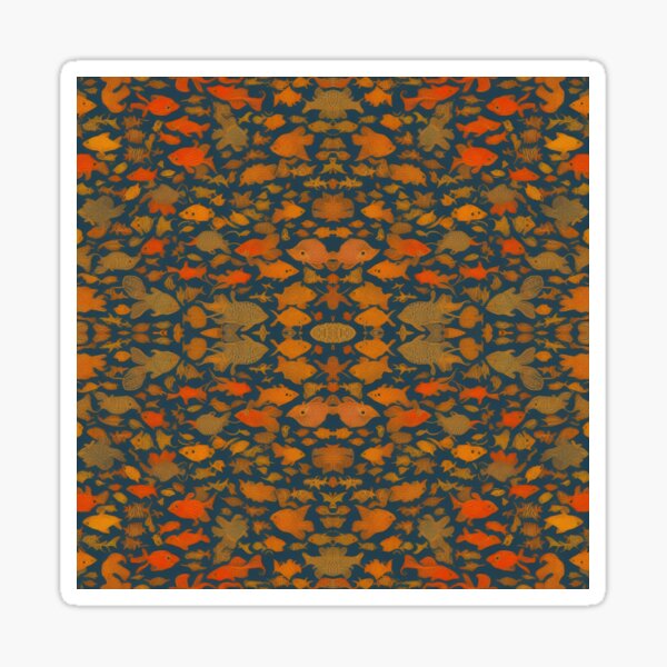 Exotic tribal fish design Sticker