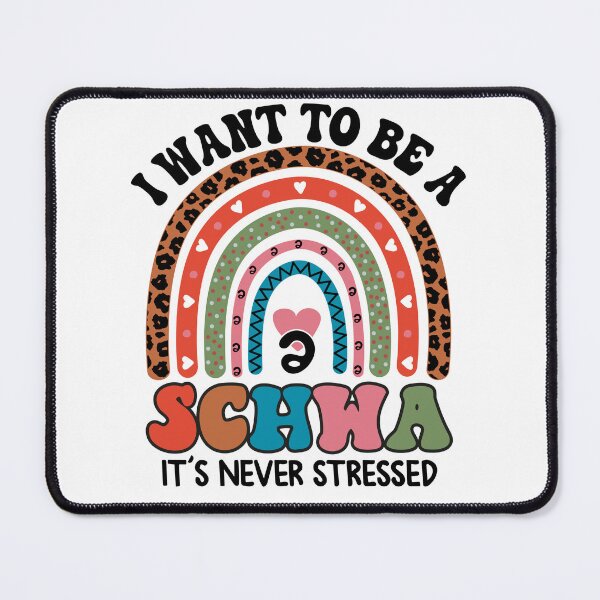 Item preview, I Want to be a Schwa It's Never Stressed Science of Reading designed and sold by zeen-art.