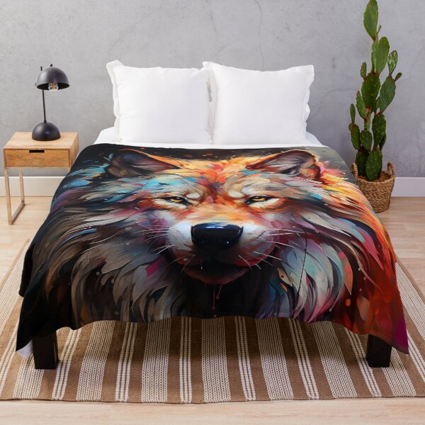 Item preview, Wolf painting designed and sold by ManuelAndreas.