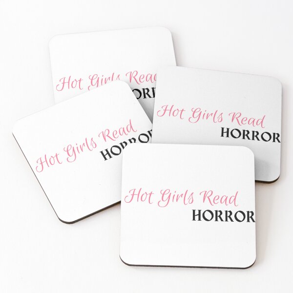 Item preview, Hot Girls Read Horror designed and sold by TheBookRealm.