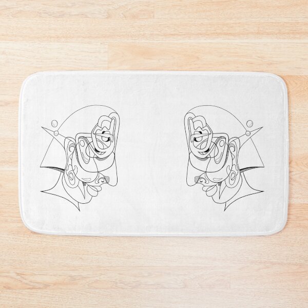Item preview, Unisex abstract face line art  designed and sold by DOriginaleArt.