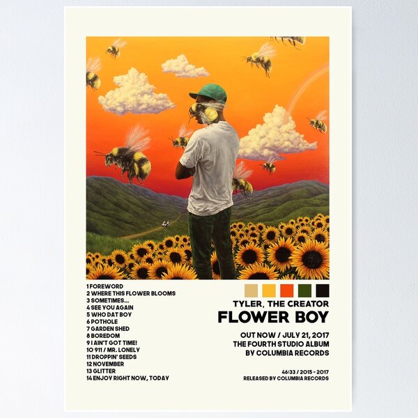 Tyler, the Creator 'IGOR' Album Art Tracklist Poster – The Indie