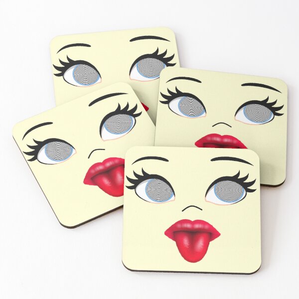 Item preview, Face design Hypnotic Lip Tease Tongue out designed and sold by Hypnotees.