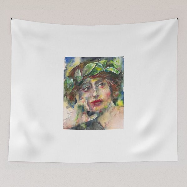 Item preview, VITA SACKVILLE-WEST watercolor portrait .2 designed and sold by lautir.