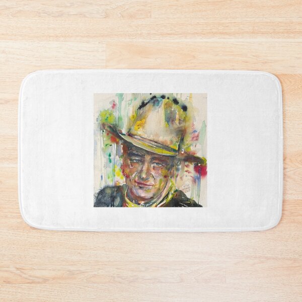 Item preview, JOHN WAYNE watercolor portrait .1 designed and sold by lautir.