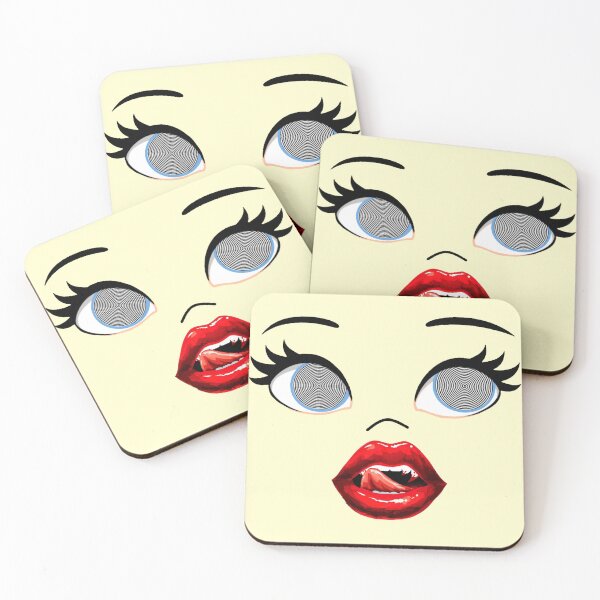 Item preview, Face design Hypnotic Vampire Lip Lick Tease designed and sold by Hypnotees.