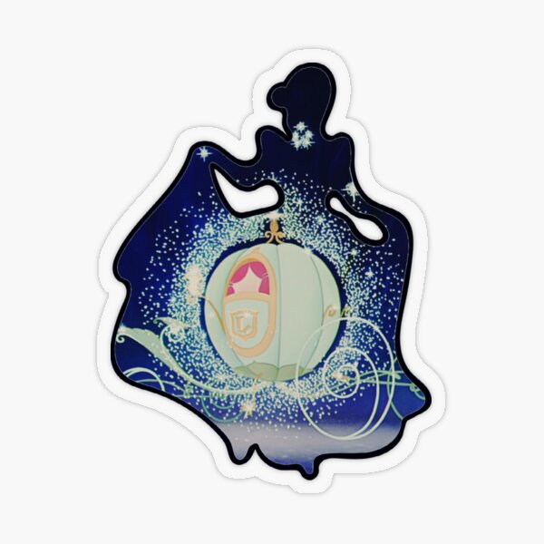 Pumpkin Carriage Transparent Sticker