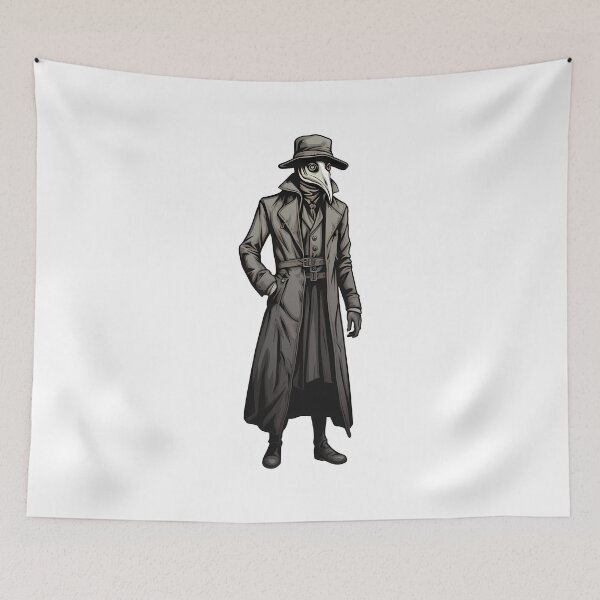 Item preview, Doctor Plague: Embrace the Dark Elegance of Gothic Artistry designed and sold by hamishby.