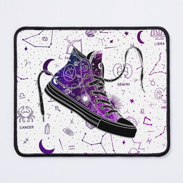 Item preview, Sagittarius high tops - Space canvas designed and sold by MickeyEdwards.