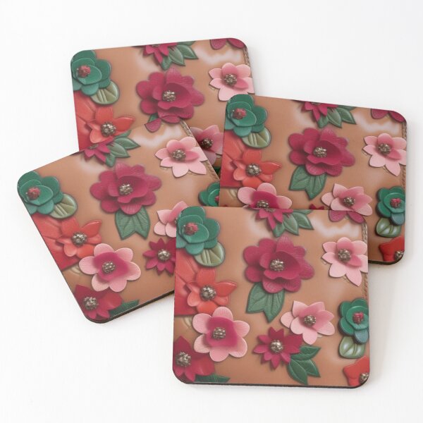 Item preview, Leather and flowers  designed and sold by Roxburylane.