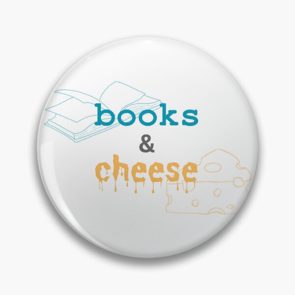 Item preview, Books & Cheese designed and sold by TheBookRealm.