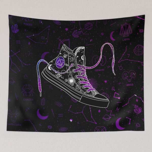 Item preview, Sagittarius high tops - Space laces designed and sold by MickeyEdwards.