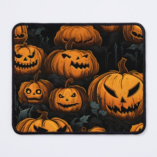 Item preview, halloween pumpkin seamless image designed and sold by Witchanun Komutthong.