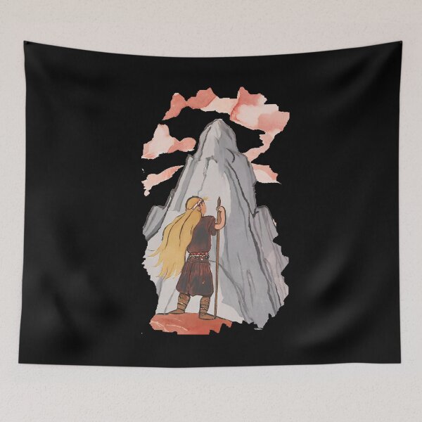 Item preview, Gran guerrero eslavo en las montañas. designed and sold by Slavic-Design.