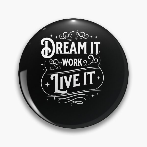 Item preview, Dream It Work Live It, vintage motivation  designed and sold by Growthmind7.