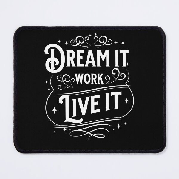 Item preview, Dream It Work Live It, vintage motivation  designed and sold by Growthmind7.