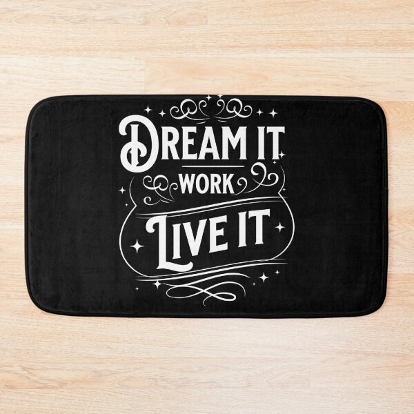 Item preview, Dream It Work Live It, vintage motivation  designed and sold by Growthmind7.