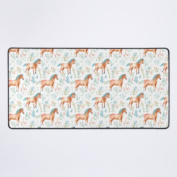 Artikelvorschau, Whimsical Equine Delight: A Playful Blend of Patterns and Charm entworfen und verkauft von qoodesignstudio.