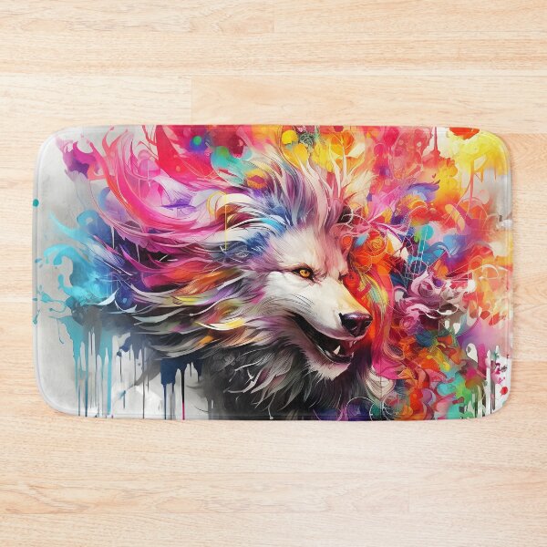 Item preview, Wolf painting designed and sold by ManuelAndreas.