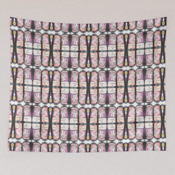 Item preview, Skeleton Wine Photo Pattern Pink designed and sold by vallisrowe.