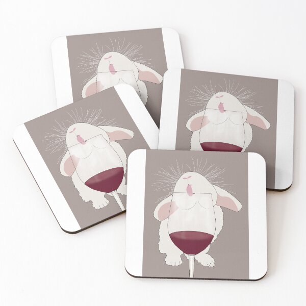 Item preview, Rabbit with a glass of wine designed and sold by Soire.