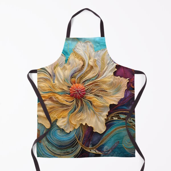 Item preview, Colorful detailed silk flower art print designed and sold by dcrc.