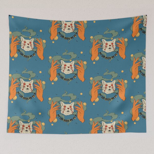 Item preview, My white cat made me do it designed and sold by sandraso.