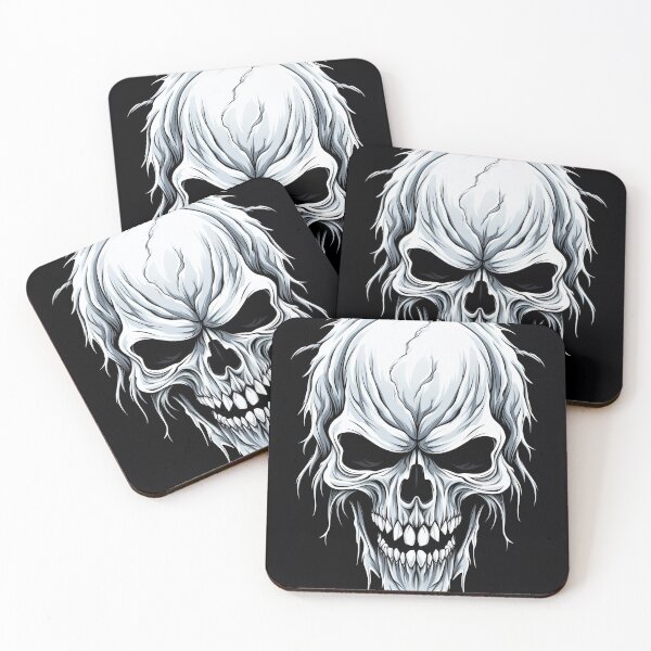 Item preview, White skull monster designed and sold by Kalsaver.