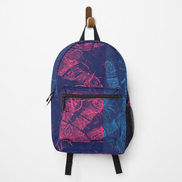 Item preview, Red and Blue Linocut  designed and sold by Khephra.