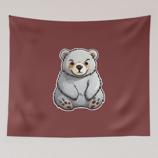 Item preview, Gray bear grazer determined face designed and sold by ParkkerTos.