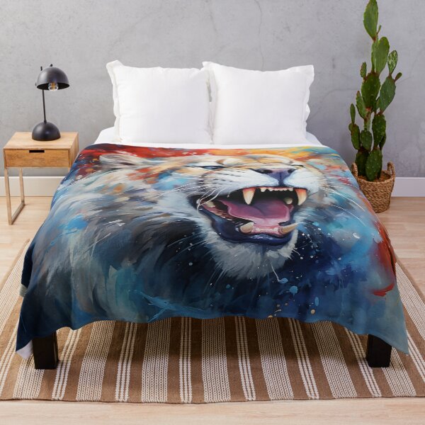 Item preview, Lion painting designed and sold by ManuelAndreas.