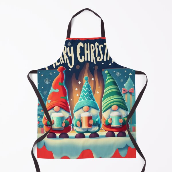 Item preview, Tipsy Christmas Gnomes - Funny Holiday Party Design designed and sold by Emaga Digital Studio.