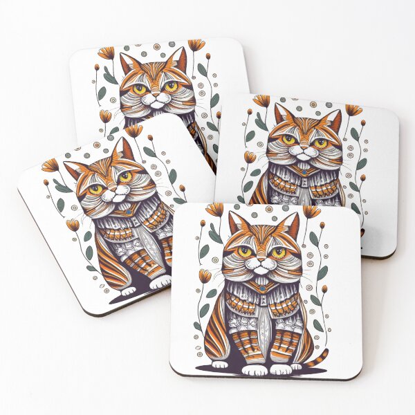 Item preview, vintage cat retro Collections designed and sold by SUKREEP.